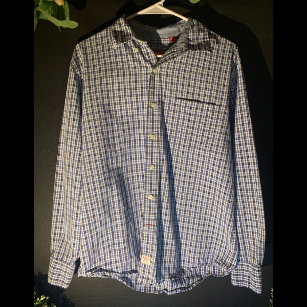 IZOD Plaid Button-Down Long Sleeve Shirt